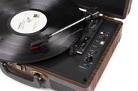 Fenton RP115B retro platenspeler met Bluetooth en USB - Houtlook - thumbnail