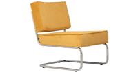 Zuiver Ridge Rib fauteuil yellow - thumbnail