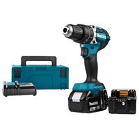 Makita DHP484RTJ Accu-klopboor/schroefmachine 2 snelheden Incl. 2 accus - thumbnail