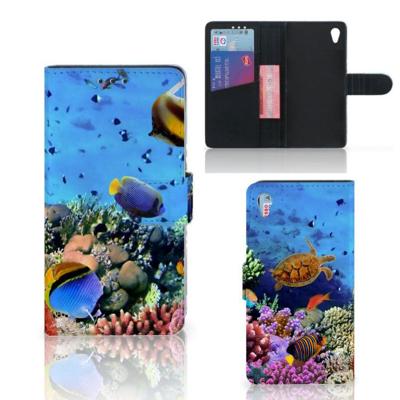 Sony Xperia Z3 | Telefoonhoesje | Met pasjeshouder | Vissen Sony Xperia Z3 | Telefoonhoesje | Met pasjeshouder | Vissen