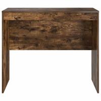 Bureau Gerookt eiken 90 x 50 x 76 cm Bewerkt hout - thumbnail