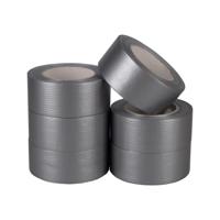Duct tape zilvergrijs 50 mm x 50 meter | 6 stuks - thumbnail