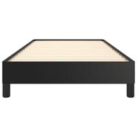 Bedframe kunstleer zwart 90x200 cm - thumbnail