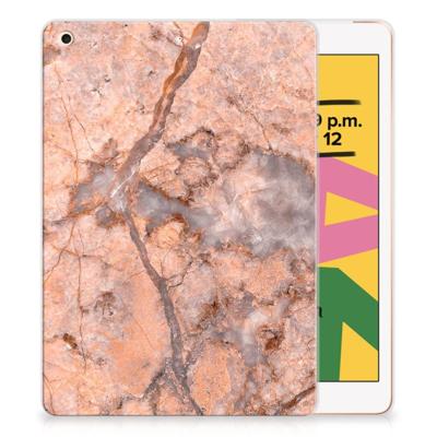 Apple iPad 10.2 | iPad 10.2 (2020) | 10.2 (2021) Tablet Back Cover Marmer Oranje