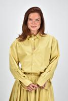 Ami Paris blouse USH766.CO0063 jaune pastel - thumbnail