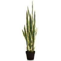Emerald kunstplant in kunststof pot sanseveria 97 cm - thumbnail