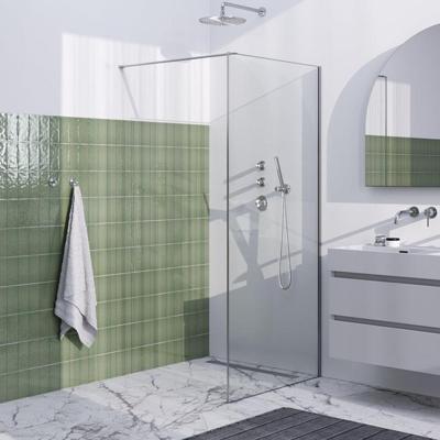 BRAUER Season inloopdouche model D helder glas 90x200 incl. glascoating Season-RVS-kleurig BRAUER Season inloopdouche model D helder glas 90x200 incl. glascoating Season-RVS-kleurig