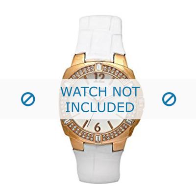 Guess horlogeband W11558L1 Leder Wit
