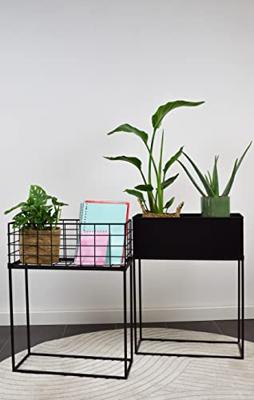 Urban Interiors Bijzettafel 'Atlanta' 55 x 20cm, kleur Zwart