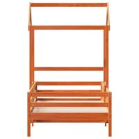 Bedframe met huisje massief grenenhout wasbruin 100x200 cm - thumbnail