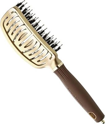 Olivia Garden Flex Boar&Nylon Bristles Gold&Brown Brush Ø25mm Olivia Garden Flex Boar&Nylon Bristles Gold&Brown Brush Ø25mm