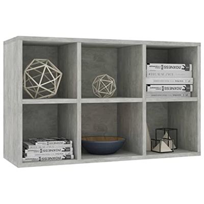 Boekenkast/dressoir 66x30x97,8 cm spaanplaat betongrijs Boekenkast/dressoir 66x30x97,8 cm spaanplaat betongrijs