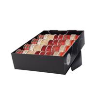 Cadeaulint decoris polyester kerstthema assorti | 32 stuks - thumbnail