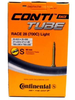Continental schlauch "race 28 light" conti tube race 28" 20/25-622/630 s60 lig