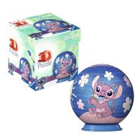 Ravensburger 3d puzzelbal stitch angel, 54st. - thumbnail