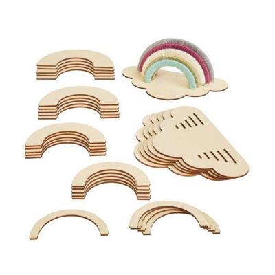 Colorations - maak en versier je eigen houten regenboog, set van 6 Colorations - maak en versier je eigen houten regenboog, set van 6