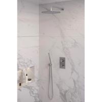 Brauer Brushed Edition Thermostatische Regendoucheset Inbouw - Hoofddouche 30 cm - Gebogen Wandarm - 3 Weg - Handdouche Staaf - Doucheslang - Wandaansluitbocht - Rvs - thumbnail