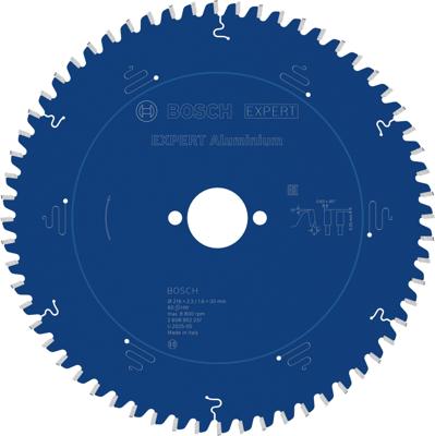 Bosch Accessoires EXPERT Aluminium Cirkelzaagblad | 216 x 2,3/1,6 x 30 mm | T60 - 2608902237