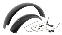 Spatbord set Mirage 20 Fatbike incl. bevestiging - zwart - thumbnail