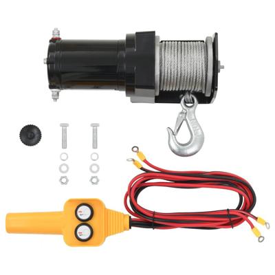VidaXL Elektrische lier 12v 907 kg met afstandsbediening