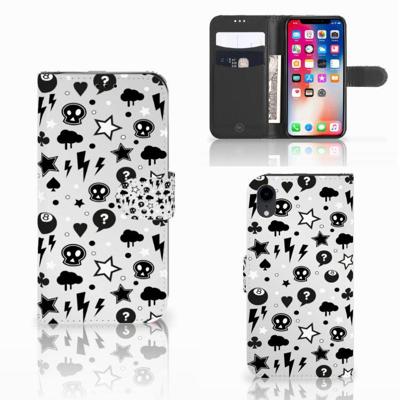 Telefoonhoesje met Naam Apple iPhone Xr Silver Punk