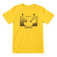 Pokemon T-Shirt Pikachu Katakana Size M - thumbnail