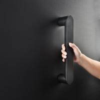 Vitility ID wandbeugel 35 cm charcoal zwart - 70111000 - thumbnail