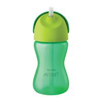 Philips Avent Drinkbeker Rietje Boy Groen 300ml SCF798/01 - thumbnail