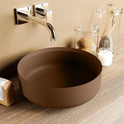 MONDIAZ COSS Waskom solid surface 36cm kleur Rust / Rust