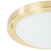 QAZQA Smart plafonnière goud 31 cm IP44 incl. Wifi A60 - Yuma - thumbnail