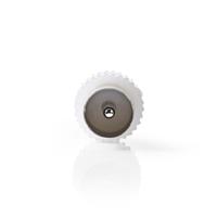 Nedis csgp40940wt coaxadapter iec (coax) male - iec (coax) male wit - thumbnail