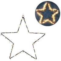 Kerstster LED bruin 40 cm | 5 stuks - thumbnail