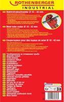 Rothenberger Stalen Pijsnijder, Doorsnede 10-42 mm - ROT070643E - thumbnail