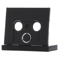 Berker K.1 centraalstuk voor antennecontactdoos antraciet gelakt