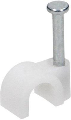 Enzo Orno kabelclip 8mm rond wit zak(100) - 4113214