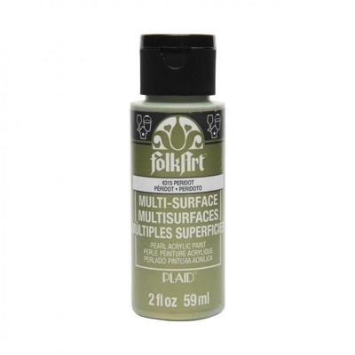 FolkArt • multi-surface pearl peridot 59ml