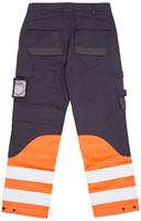Blåkläder Multinorm inherent werkbroek 14881513 | Marineblauw/Oranje | Maat 62 - 7330509720462 - thumbnail