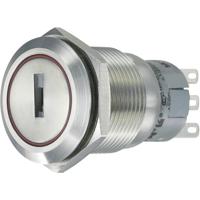 TRU COMPONENTS LAS1-AGQ-11Y/21 Vandalismebestendige sleutelschakelaar 250 V/AC 5 A 1x aan/aan 1 x 90 ° IP40 1 stuk(s) - thumbnail