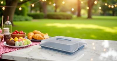 Rotho John Partybutler Serveertray Large Horizon Blauw