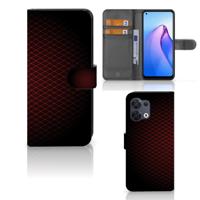 OPPO Reno8 | Telefoon Hoesje | Geruit Rood - thumbnail