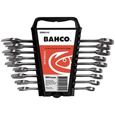 Bahco Ringsteeksleutelset | roestvaststaal | metrisch - 9-delig - SS002-9-2