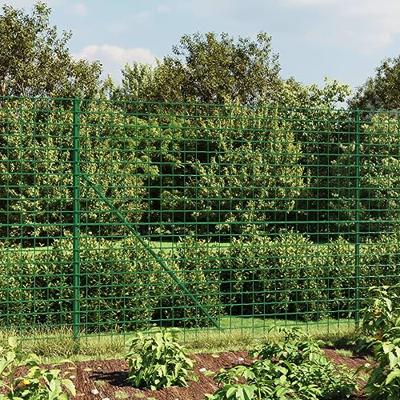VidaXL Draadgaashek met grondankers 2x10 m groen VidaXL Draadgaashek met grondankers 2x10 m groen