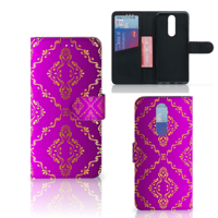 Wallet Case Alcatel 3 (2019) Barok Roze - thumbnail