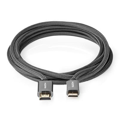 High Speed HDMI-Kabel met Ethernet | HDMI-Mini HDMI | Gun Metal Grey | 2m | - thumbnail