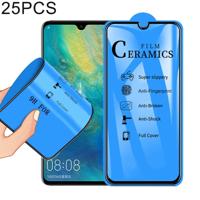 25 stuks 2.5 D volledige lijm volledige cover keramiek film voor Huawei mate 20 - thumbnail