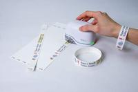 Polsband Colop E-mark 250x19mm 100 stuks wit - thumbnail