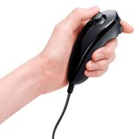 Nunchuk Controller (Black) - thumbnail