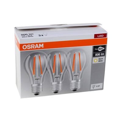 OSRAM HOMELIGHTING 4058075819290 LED-lamp Energielabel E (A - G) E27 Peer 6.5 W = 60 W Warmwit (Ø x l) 60.0 mm x 105.0 mm 3 stuk(s) OSRAM HOMELIGHTING 4058075819290 LED-lamp Energielabel E (A - G) E27 Peer 6.5 W = 60 W Warmwit (Ø x l) 60.0 mm x 105.0 mm 3 stuk(s)
