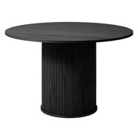 Rebellenclub Taree Eetkamertafel - ø120 cm - Zwart - thumbnail