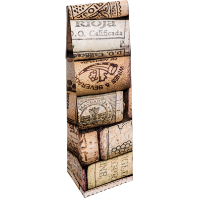 Fleszak | 10x41x8cm | Cork | papier | 250 stuks